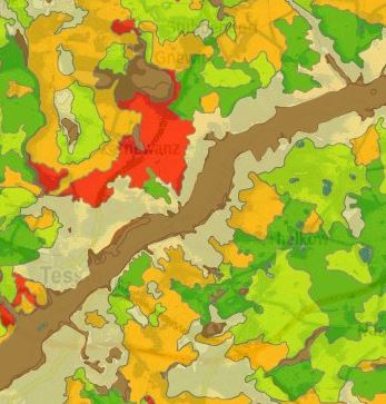 Themenkarte Bodengeologie Vorschau