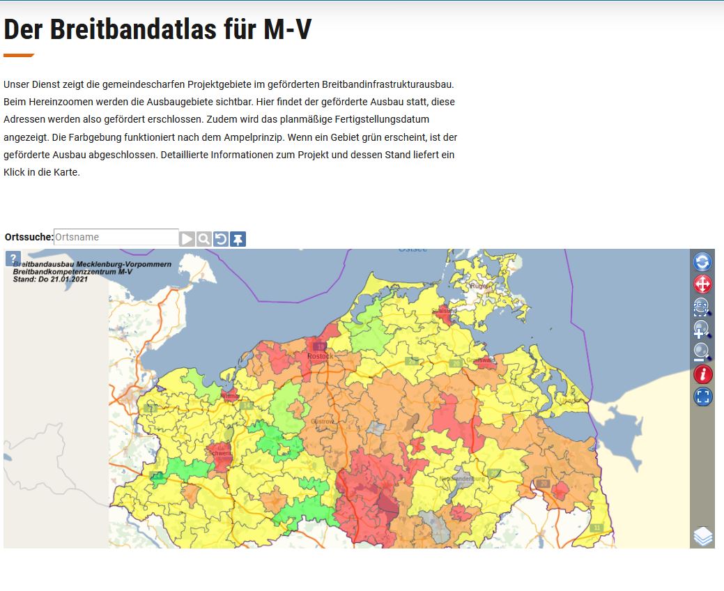 Breitbandatlas M-V Vorschau