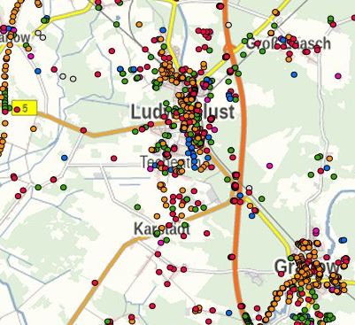 Themenkarte Landesbohrdatenspeicher Vorschau